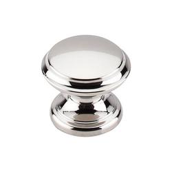 1-3/8 in. Flat Top Knob in Polished Nickel