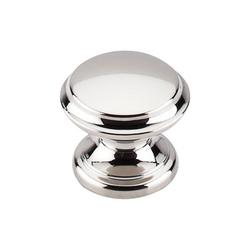 1-3/8 in. Flat Top Knob in Polished Nickel