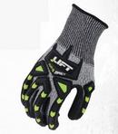 M Size Rubber Cut Resistant Glove in Black and Grey