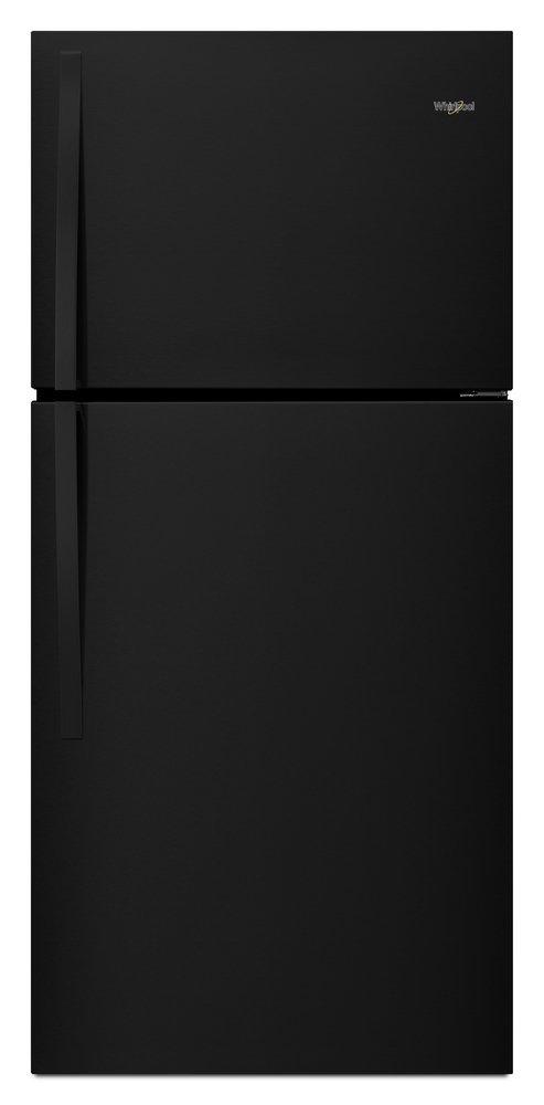 Whirlpool Black 29-3/4 in. 19.14 cu. ft. Top Mount Freezer Refrigerator 