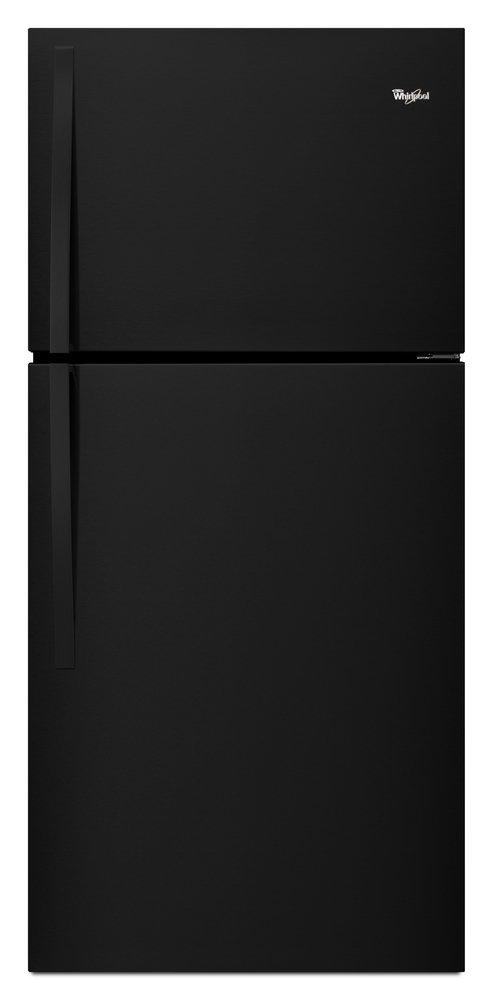 Whirlpool Black 29-3/4 in. 19 cu. ft. Top Mount Freezer and Full Refrigerator 