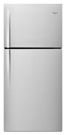 19 cu. ft. Top Mount Freezer Refrigerator in Monochromatic Stainless Steel