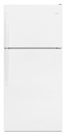 Whirlpool White 29-3/4 in. 18 cu. ft. Top Mount Freezer Refrigerator 