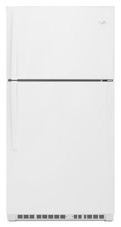 21 cu. ft. Top Mount Freezer Refrigerator in White