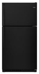 20 cu. ft. Top Mount Freezer Full Refrigerator in Black