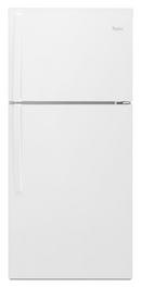 Whirlpool White 29-3/4 in. 19 cu. ft. Top Mount Freezer Refrigerator 