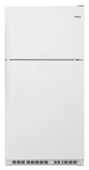 20 cu. ft. Top Mount Freezer Full Refrigerator in White