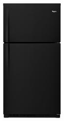 Whirlpool Black 32-3/4 in. 21 cu. ft. Top Mount Freezer Refrigerator 