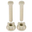 Replacement Closet Seat Hinge Bolt Set White Contractor 2-Pack