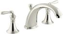 Two Handle Roman Tub Faucet in Vibrant Polished Nickel Trim Only