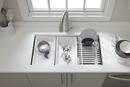 KOHLER Stainless Steel 33 x 17-3/4 in. No-Hole Single Bowl Undermount Kitchen Sink 