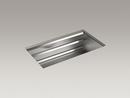 33 in. Undermount Stainless Steel Single Bowl Workstation Kitchen Sink