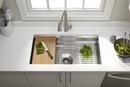 KOHLER Stainless Steel 33 x 17-3/4 in. No-Hole Single Bowl Undermount Kitchen Sink 