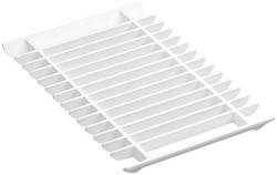 15/16 in. Multi-Purpose Grated Rack in White