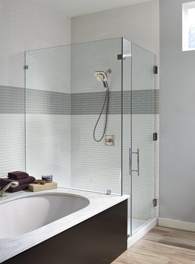 Delta Faucet Brilliance Stainless Single Handle Multi Function Shower Faucet (Trim Only) 