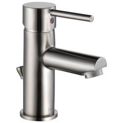 Single Handle Centerset Bathroom Sink Faucet in Brilliance&reg; Stainless