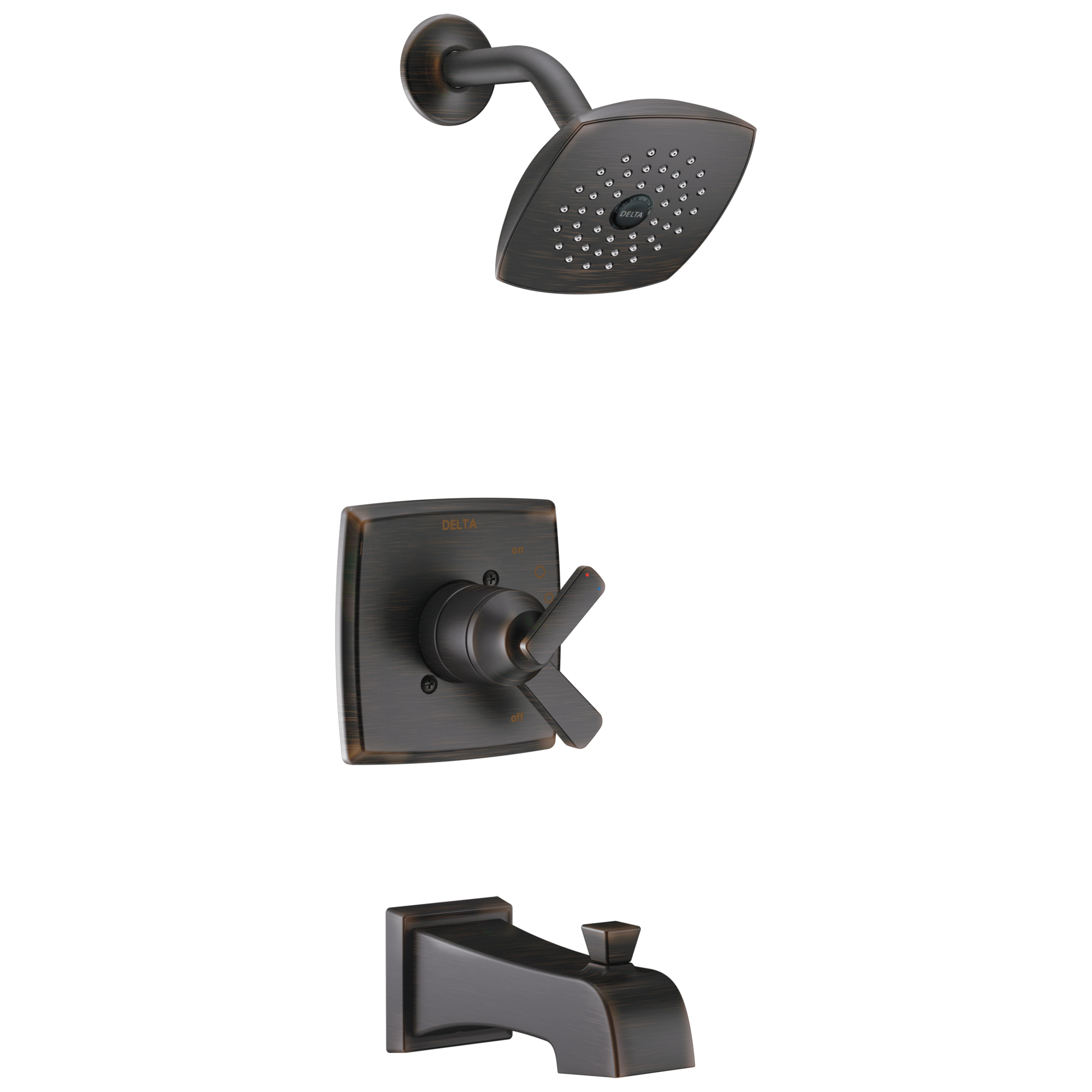 Delta Faucet Venetian Bronze Two Handle Single Function Bathtub & Shower Faucet (Trim Only) 
