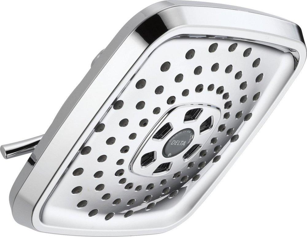 Delta Faucet Chrome Multi Function H2Okinetic&reg;, Full Body and Pause Showerhead 