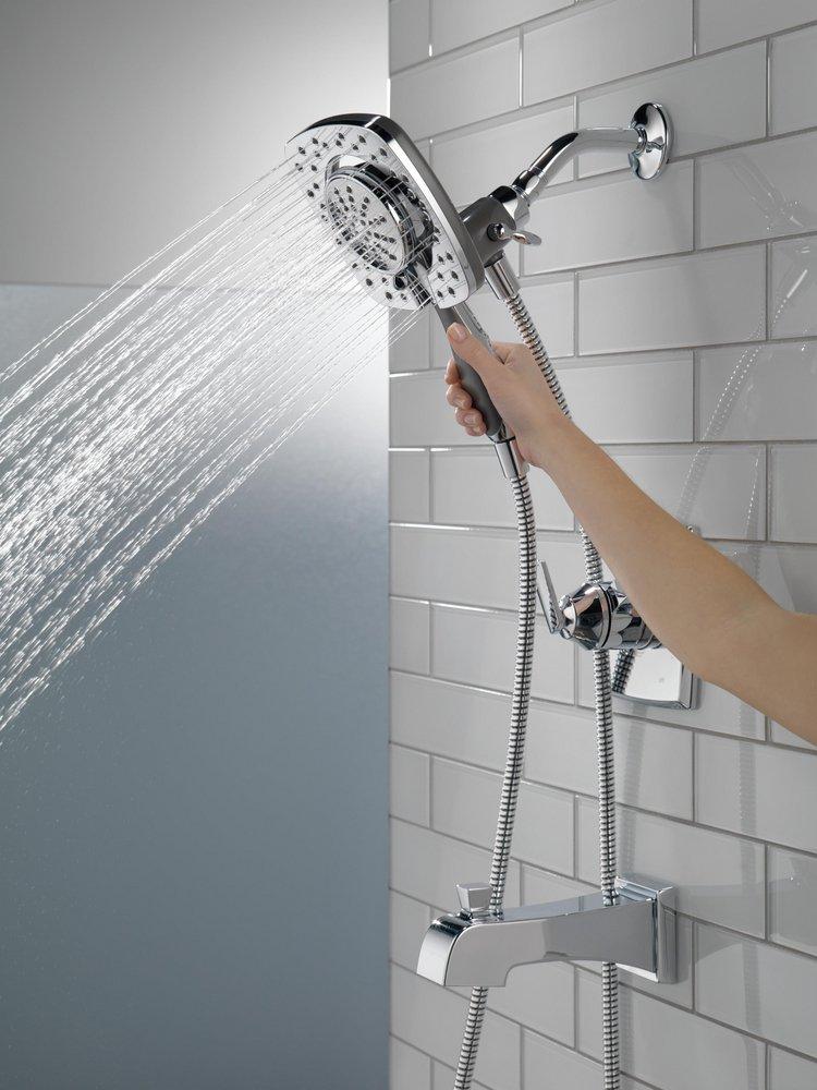 Delta Faucet Chrome Two Handle Multi Function Bathtub & Shower Faucet (Trim Only) 