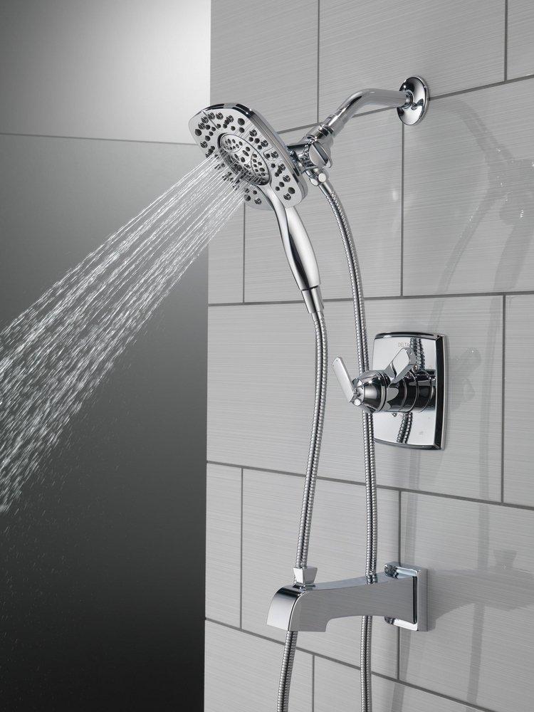 Delta Faucet Chrome Two Handle Multi Function Bathtub & Shower Faucet (Trim Only) 