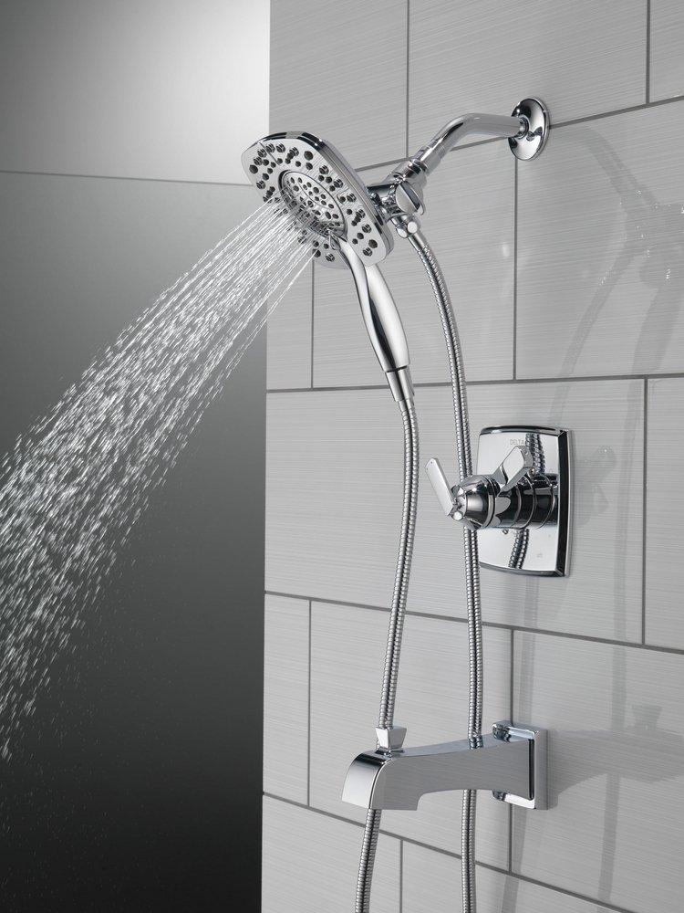 Delta Faucet Chrome Two Handle Multi Function Bathtub & Shower Faucet (Trim Only) 