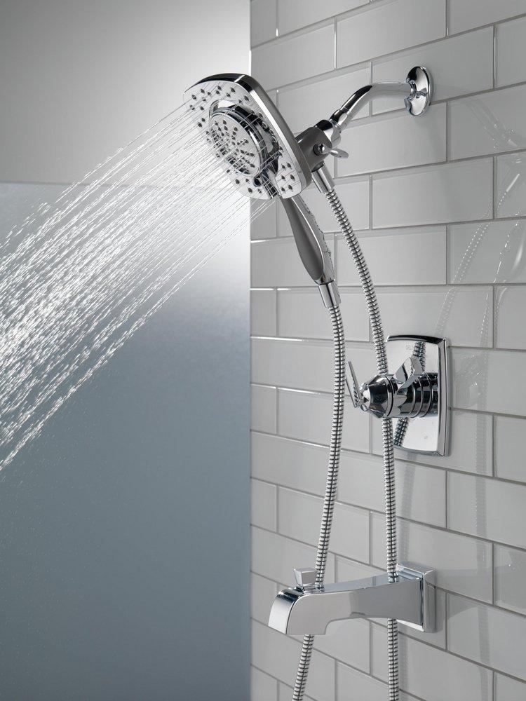 Delta Faucet Chrome Two Handle Multi Function Bathtub & Shower Faucet (Trim Only) 