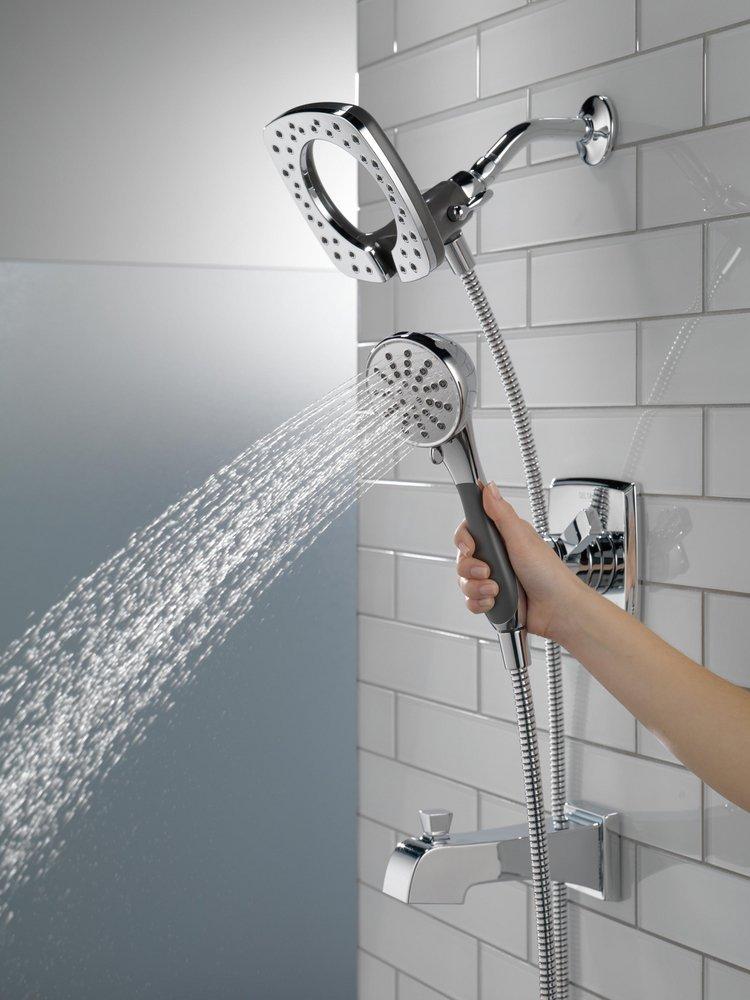 Delta Faucet Chrome Two Handle Multi Function Bathtub & Shower Faucet (Trim Only) 