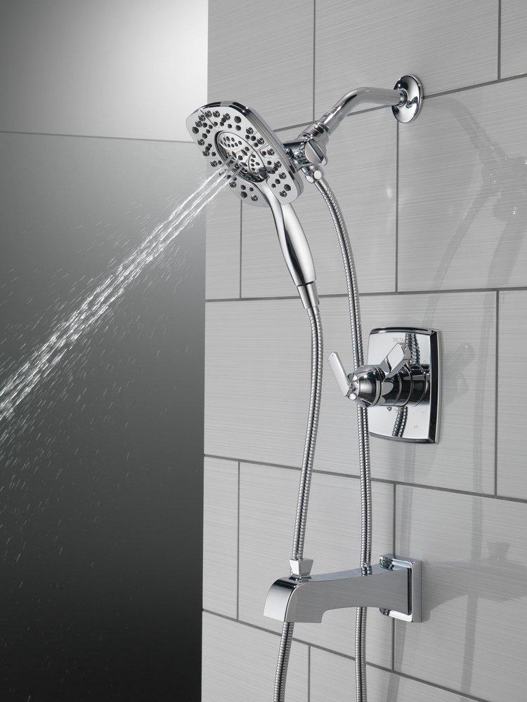 Delta Faucet Chrome Two Handle Multi Function Bathtub & Shower Faucet (Trim Only) 
