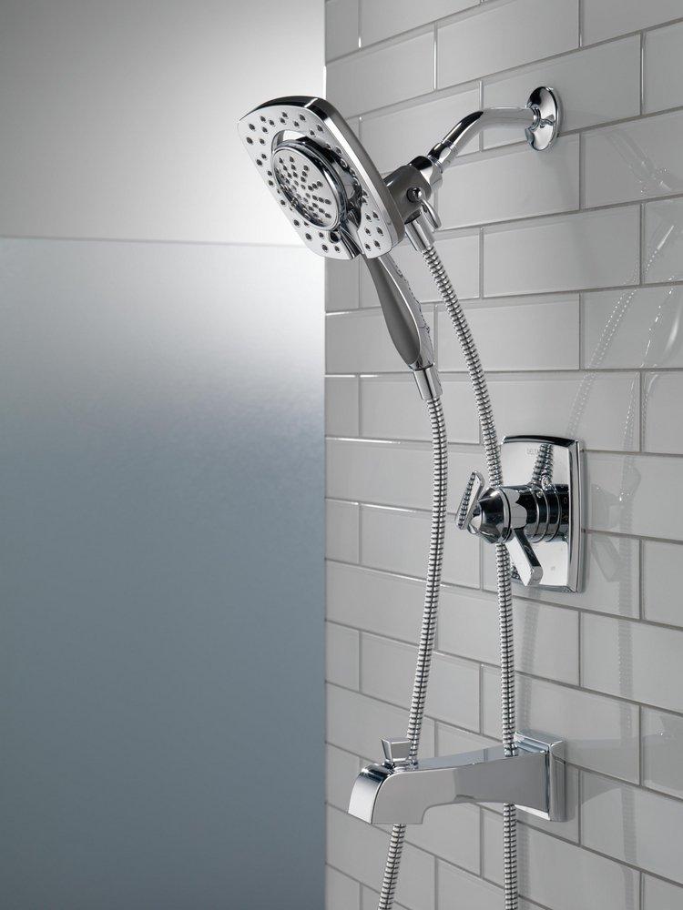 Delta Faucet Chrome Two Handle Multi Function Bathtub & Shower Faucet (Trim Only) 