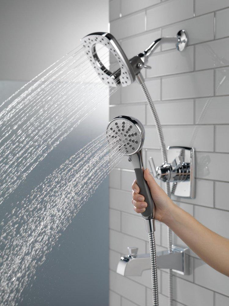 Delta Faucet Chrome Two Handle Multi Function Bathtub & Shower Faucet (Trim Only) 