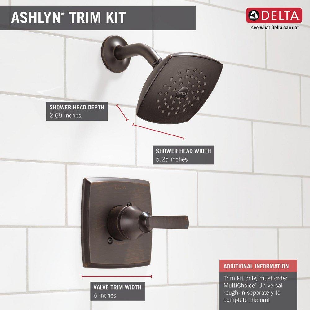 Delta Faucet Venetian Bronze Single Handle Single Function Shower Faucet (Trim Only) 