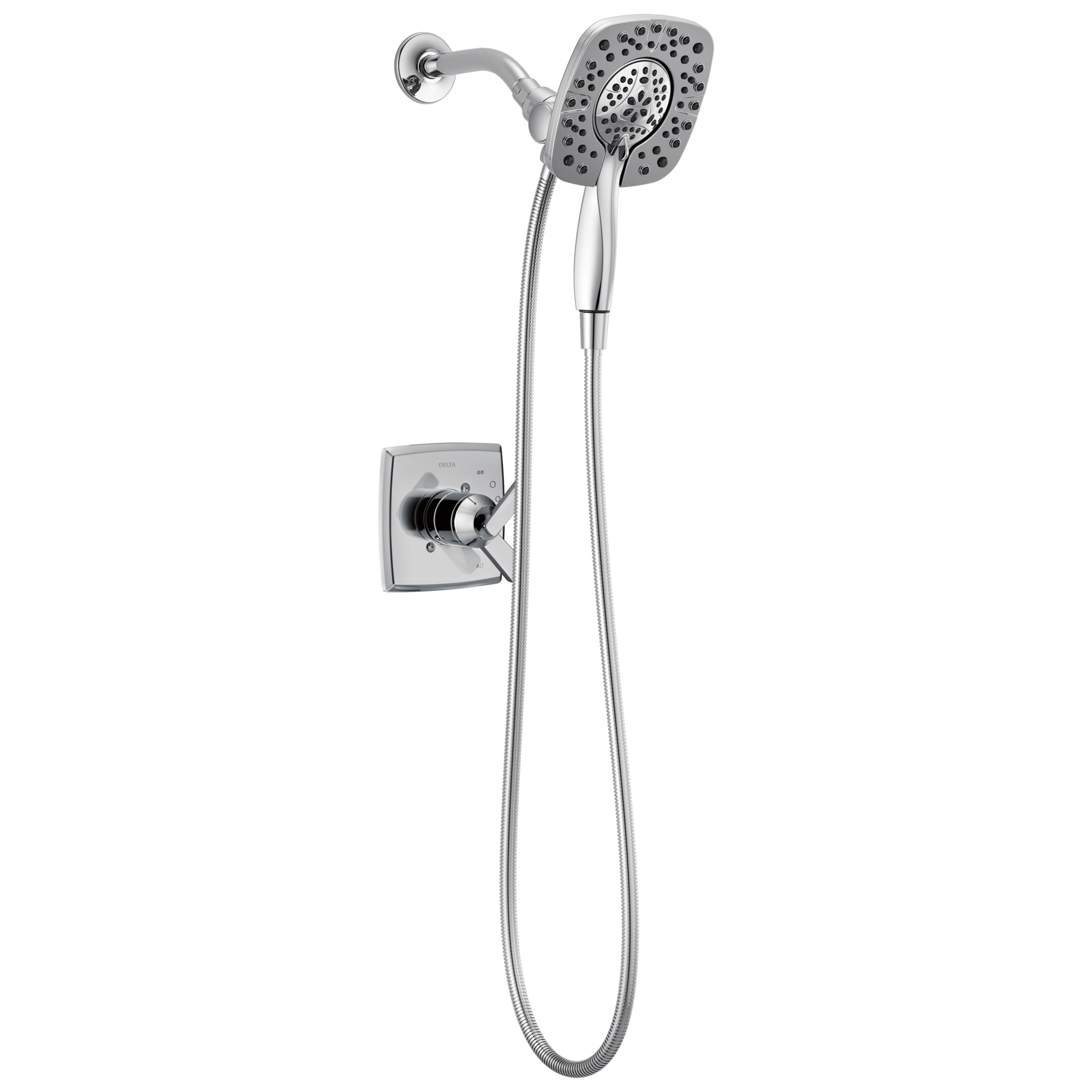 Delta Faucet Chrome Single Handle Multi Function Shower Faucet (Trim Only) 