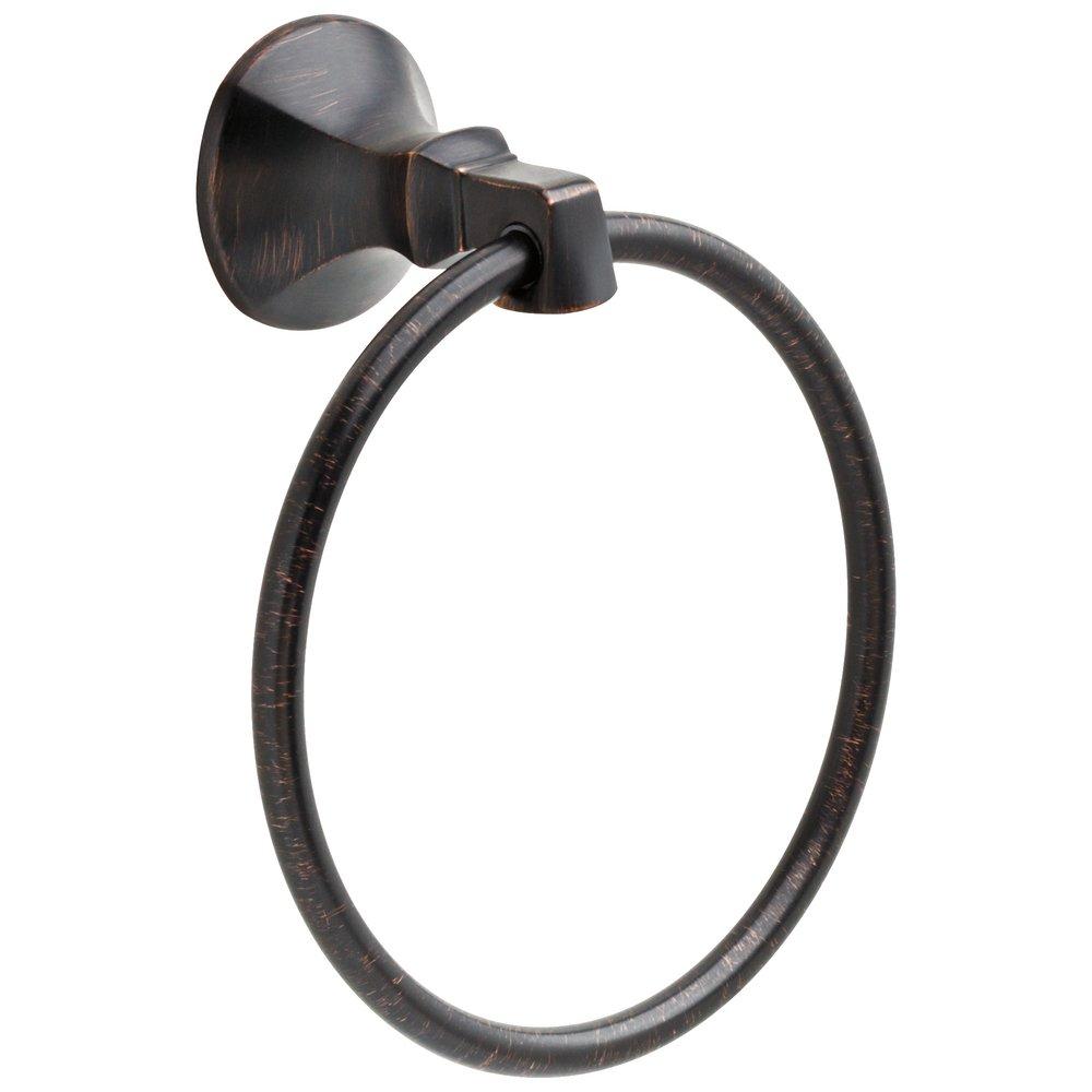 Delta Faucet Venetian Bronze Round Closed Towel Ring 