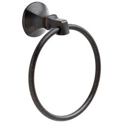 Round Closed Towel Ring in Venetian Bronze