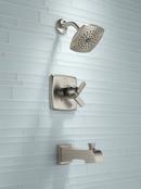 Delta Faucet Brilliance&reg; Stainless Single Handle Multi Function Bathtub & Shower Faucet Trim Only 