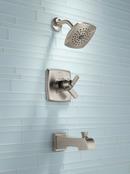 Delta Faucet Brilliance Stainless Two Handle Single Function Bathtub & Shower Faucet (Trim Only) 