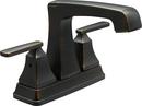 Two Handle Centerset Bathroom Sink Faucet in Venetian Bronze