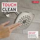 Delta Faucet Brilliance&reg; Stainless Single Handle Single Function Shower Faucet (Trim Only) 