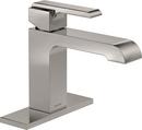 Delta Faucet Brilliance Stainless Single Handle Centerset Bathroom Sink Faucet 