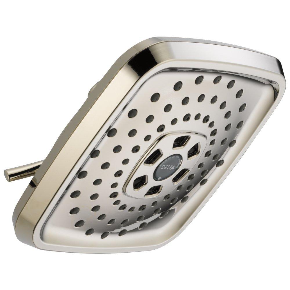 Delta Faucet Polished Nickel Multi Function H2Okinetic&reg;, Full Body and Pause Showerhead 