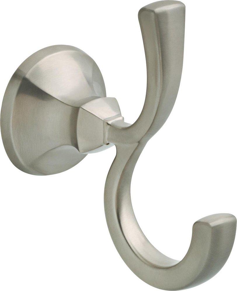 Delta Faucet Stainless 2-Hook Robe Hook 
