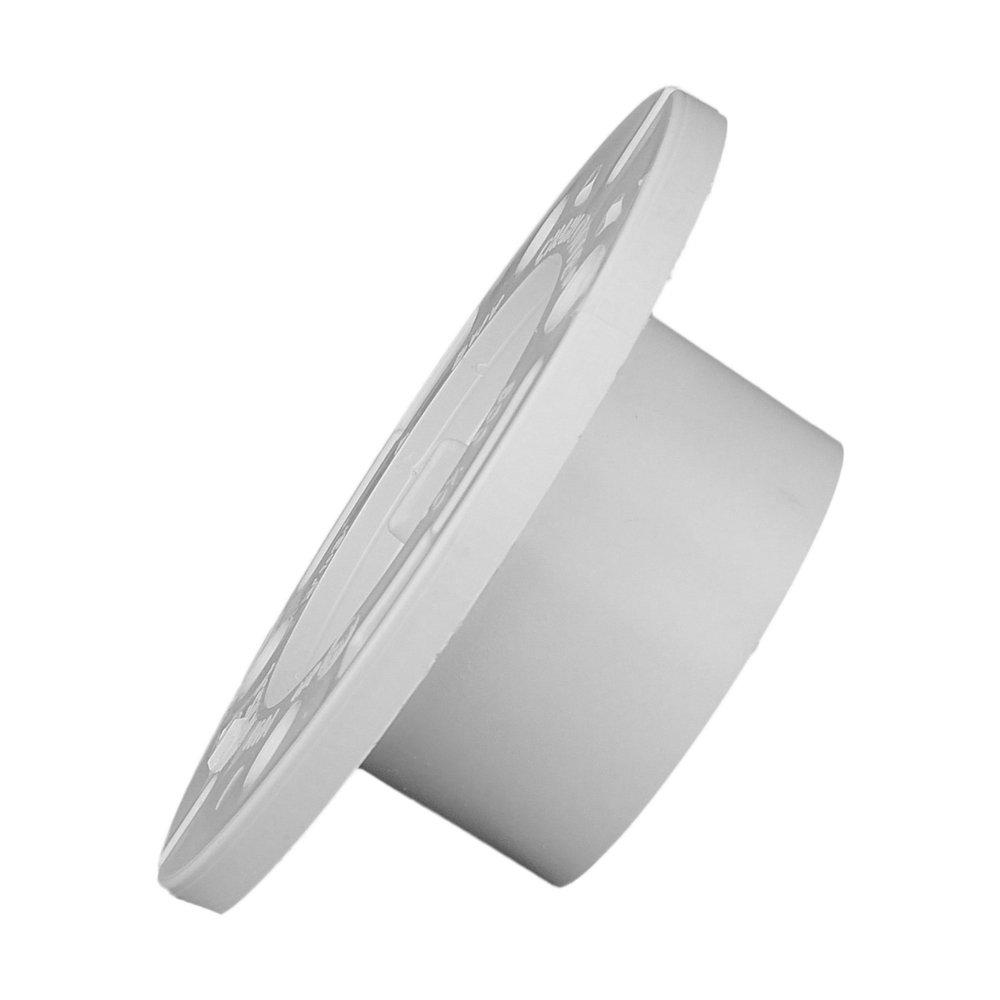 White PVC DWV Closet Flange with Knockout 