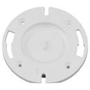 White PVC DWV Closet Flange with Knockout 