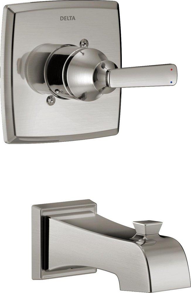 Delta Faucet Brilliance&reg; Stainless Single Handle Wall Mount Filler (Trim Only) 