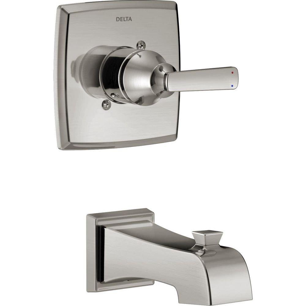 Delta Faucet Brilliance Stainless Single Handle Wall Mount Filler (Trim Only) 