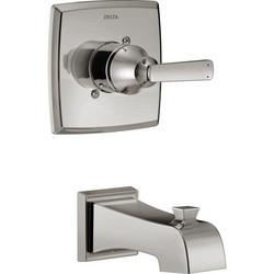 Single Handle Wall Mount Tub Filler in Brilliance&reg; Stainless