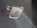Delta Faucet Brilliance Stainless Multi Function H2Okinetic&reg;, Full Body and Pause Showerhead 