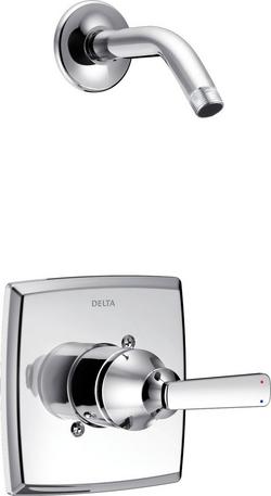 Single Handle Shower Faucet in Chrome (Trim Only) (Showerhead Sold Separately)