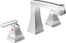 Delta Faucet Chrome Two Handle Widespread Bathroom Sink Faucet with Pop-Up Drain Assembly 
