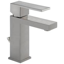 Single Handle Monoblock Bathroom Sink Faucet in Brilliance&reg; Stainless